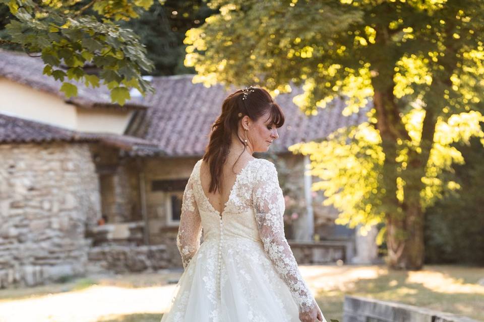 Portrait de  la mariée