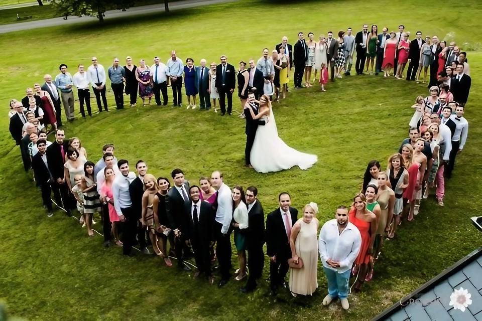 Mariage VDC Groupe en coeur 4