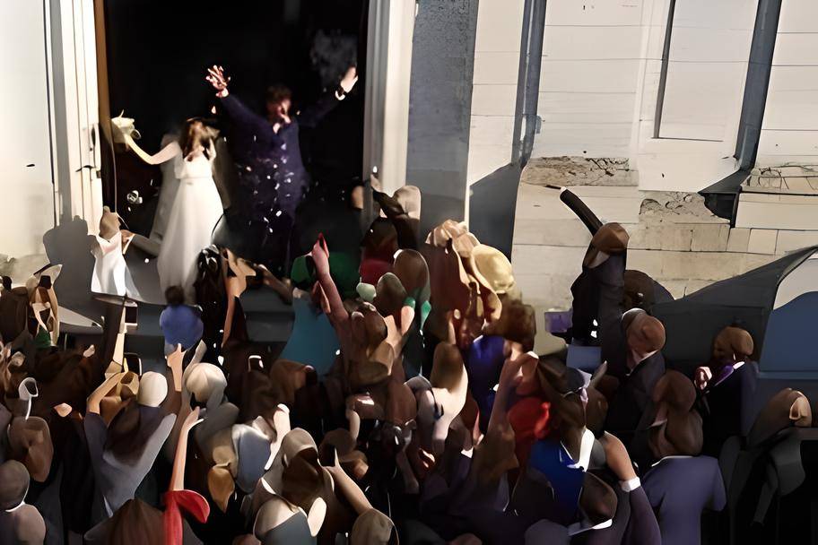 Mariage VDC Sortie église