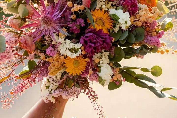 Bouquet séché de mariée