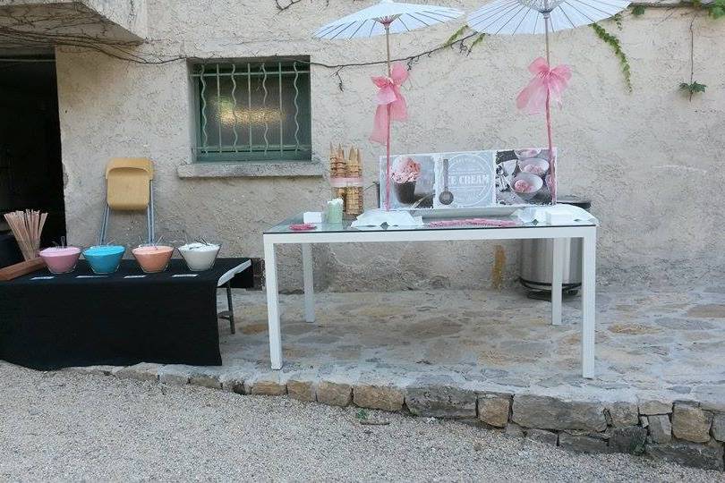 Buffet extérieur