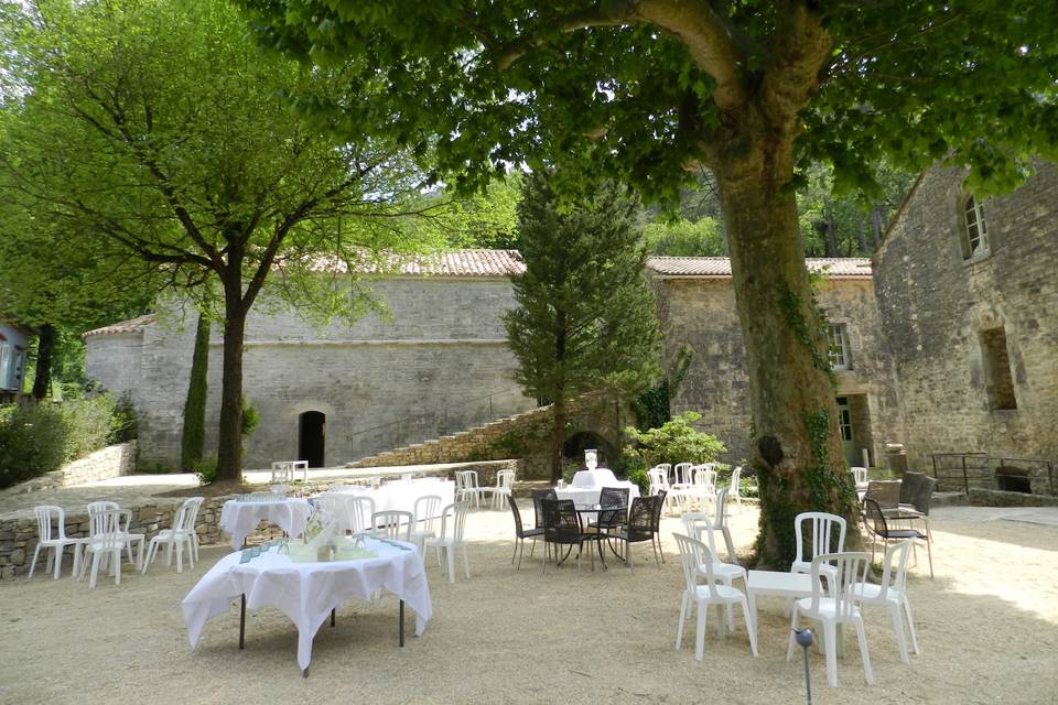 Terrasse ombragée