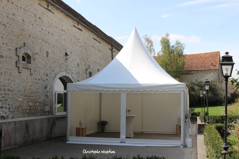 Pagode piscine privée