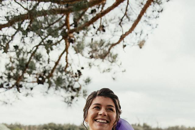 Voile long Lilas