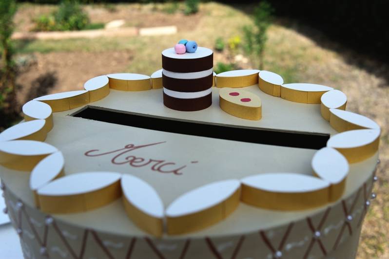Détail urne de mariage
