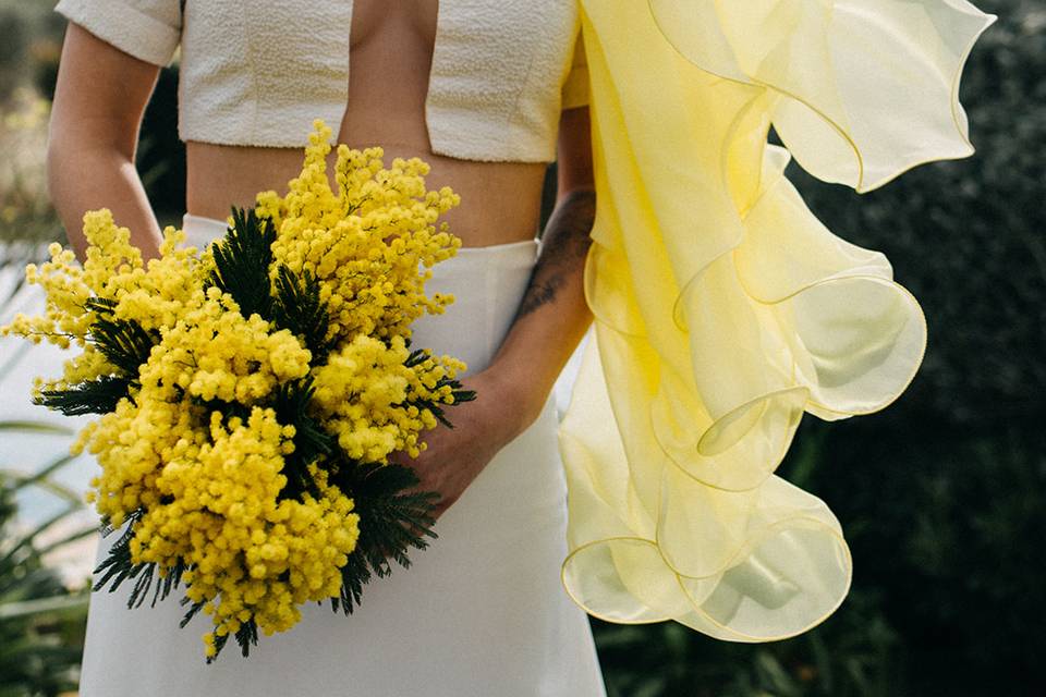 Voile long Jaune soleil