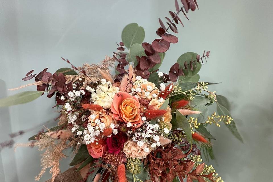 Bouquet de mariée sauvage