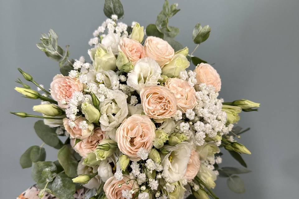 Bouquet de mariée romantique