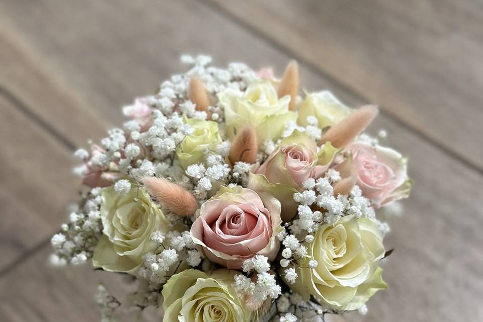 Bouquet de mariée romantique