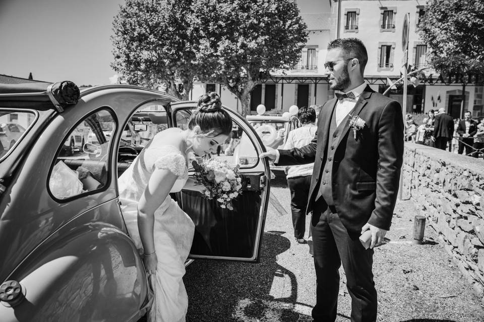 L'arrivée de la mariée