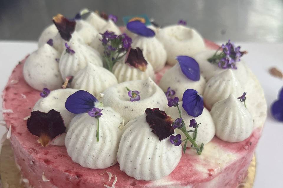 SunRise : Entremet cerise