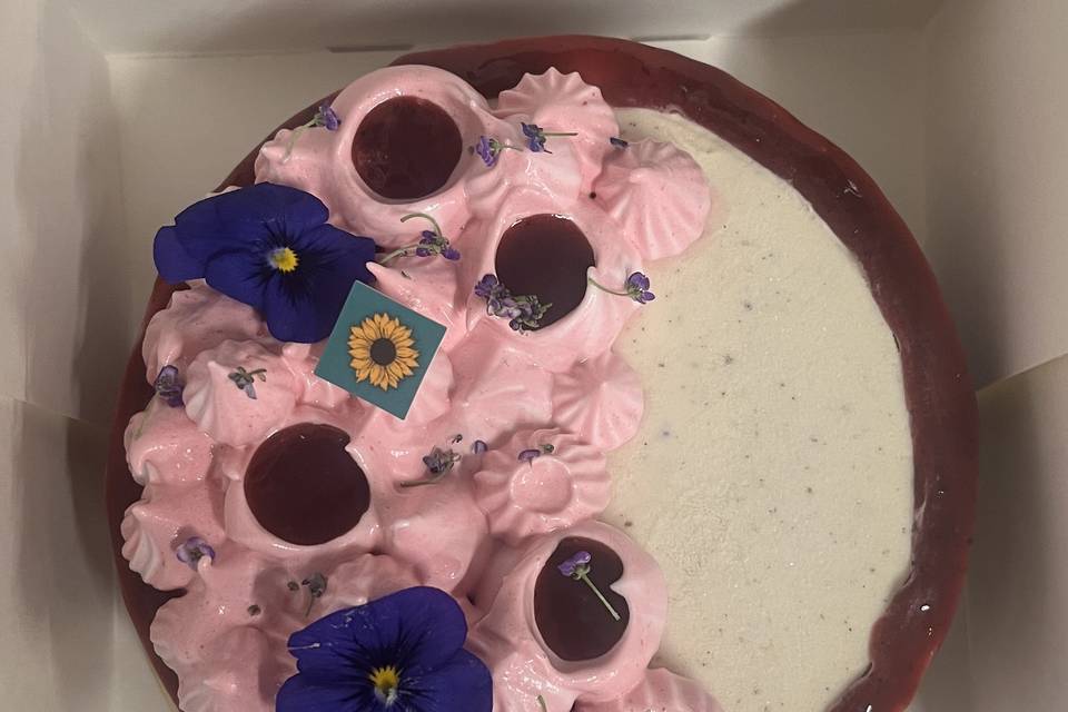 Entremet fruits rouges