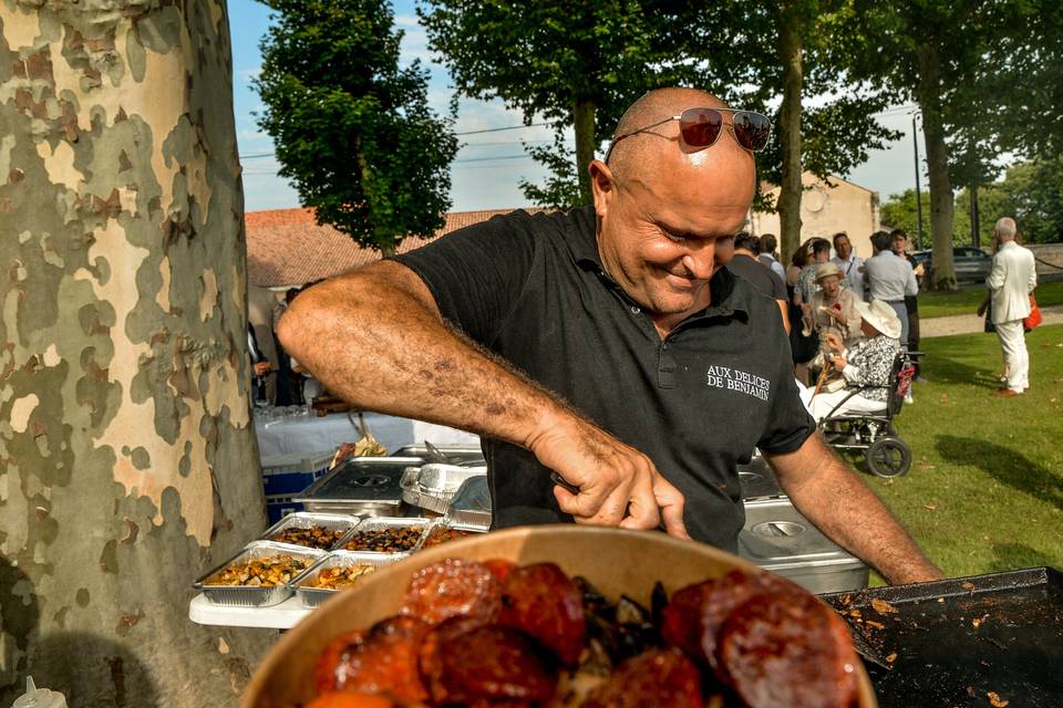 Le chef en action