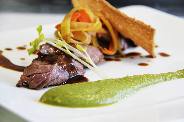 Poêlée d'onglet de veau