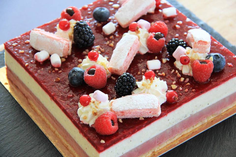 Gâteau Fruits Rouges