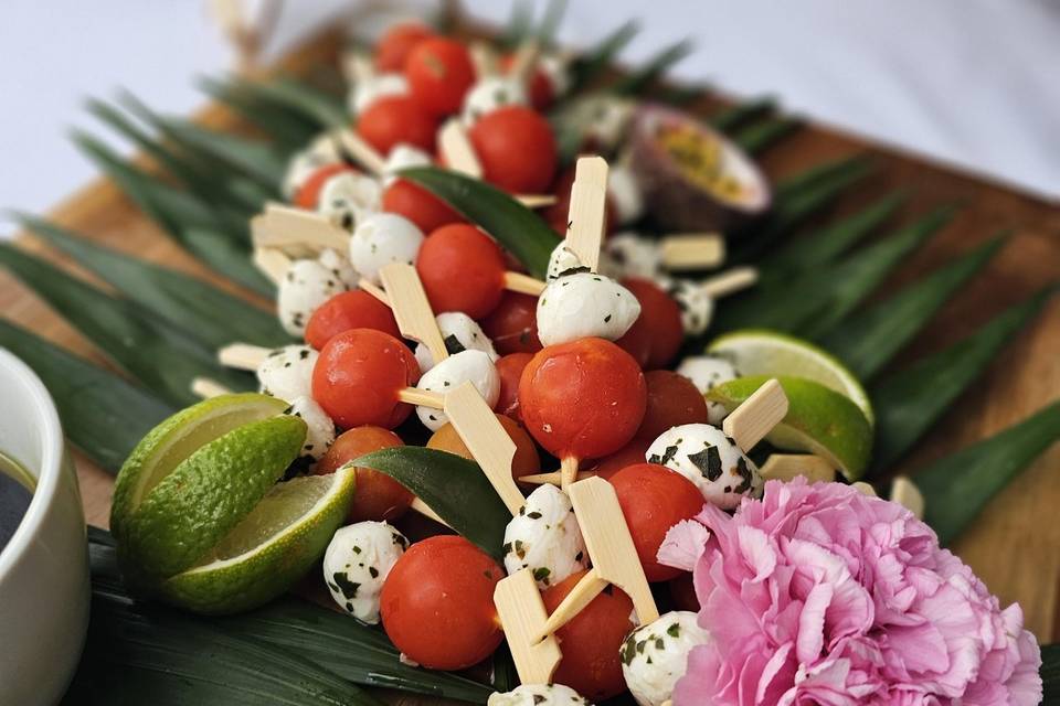 Brochette tomate/mozzarella