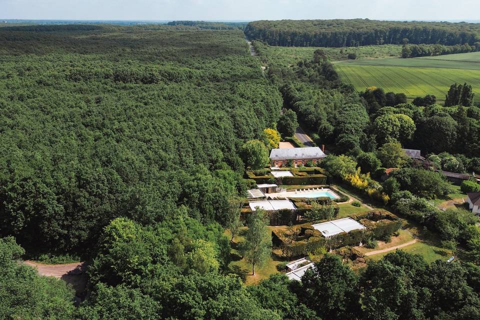 Vue aérienne