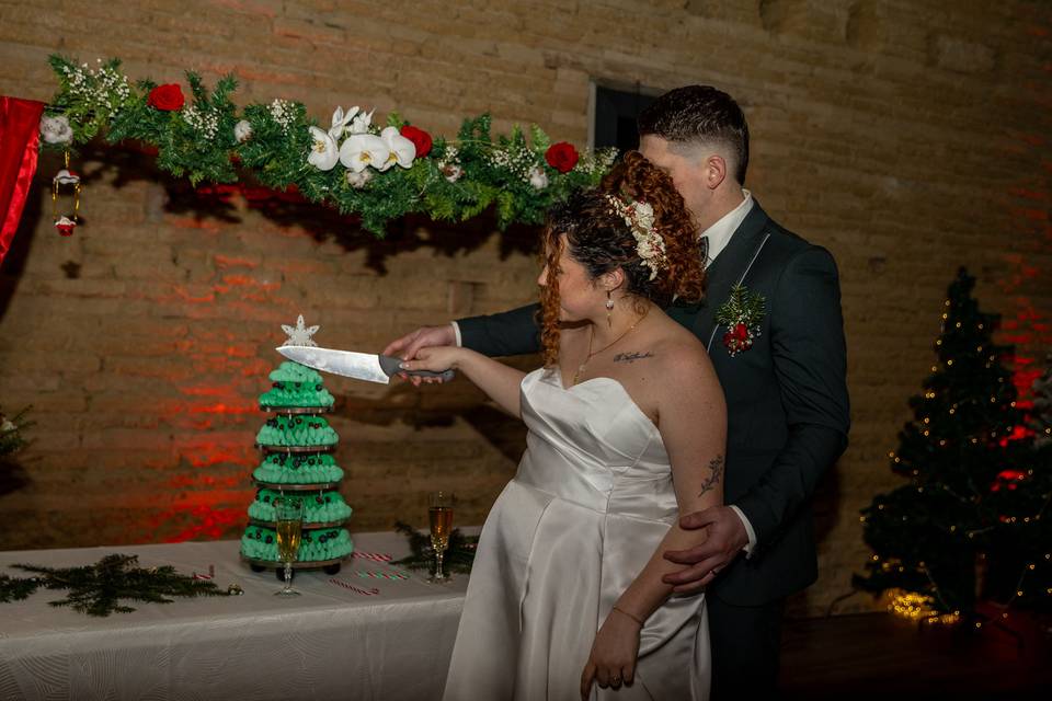 Un mariage sur le thème  NoëL