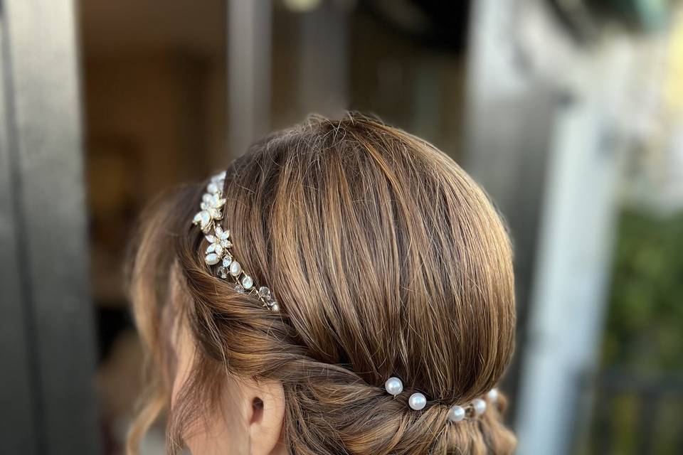 Chignon bohème