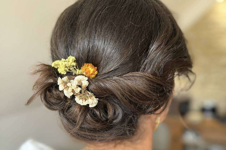 Chignon pour invitée