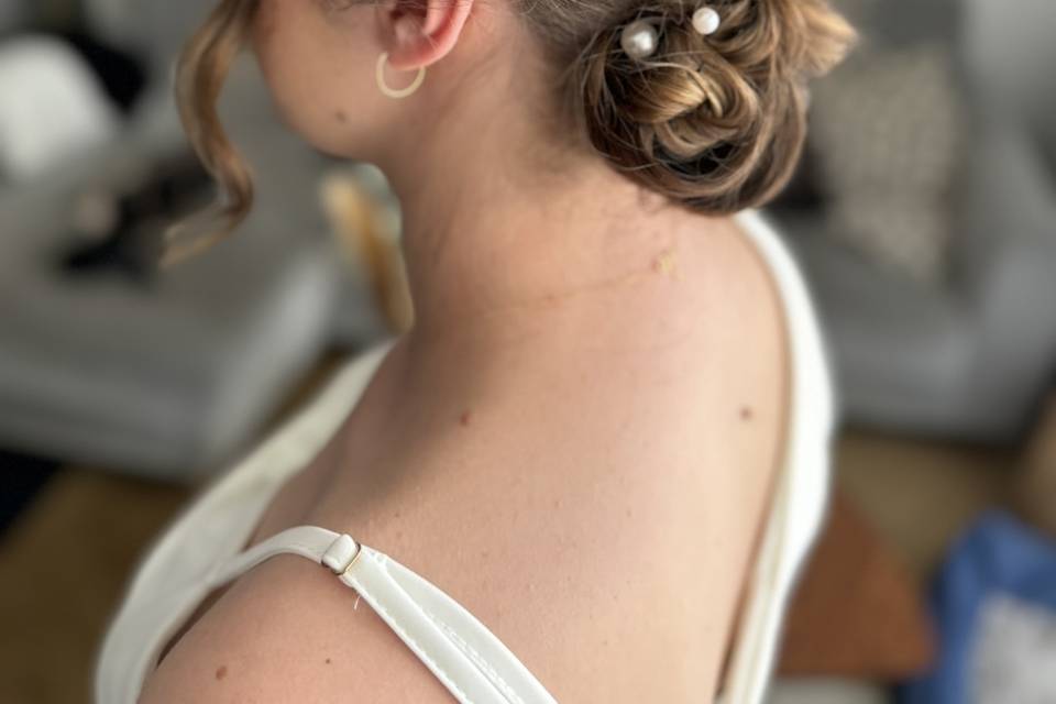 Chignon pour la mariée