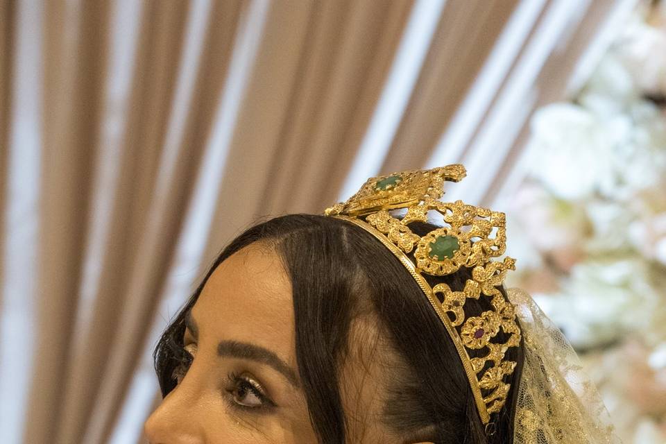 La mariée en robe marocaine