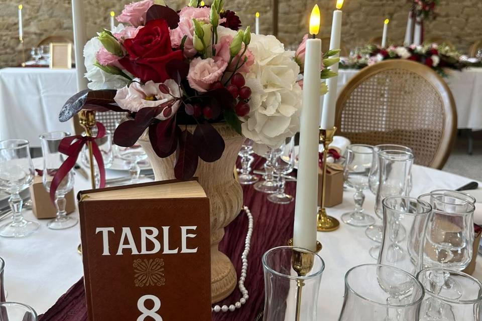 Décoration de tables