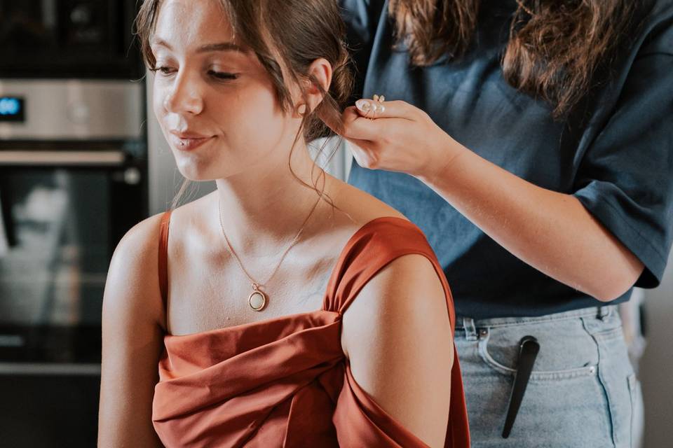 Maquillage et coiffure