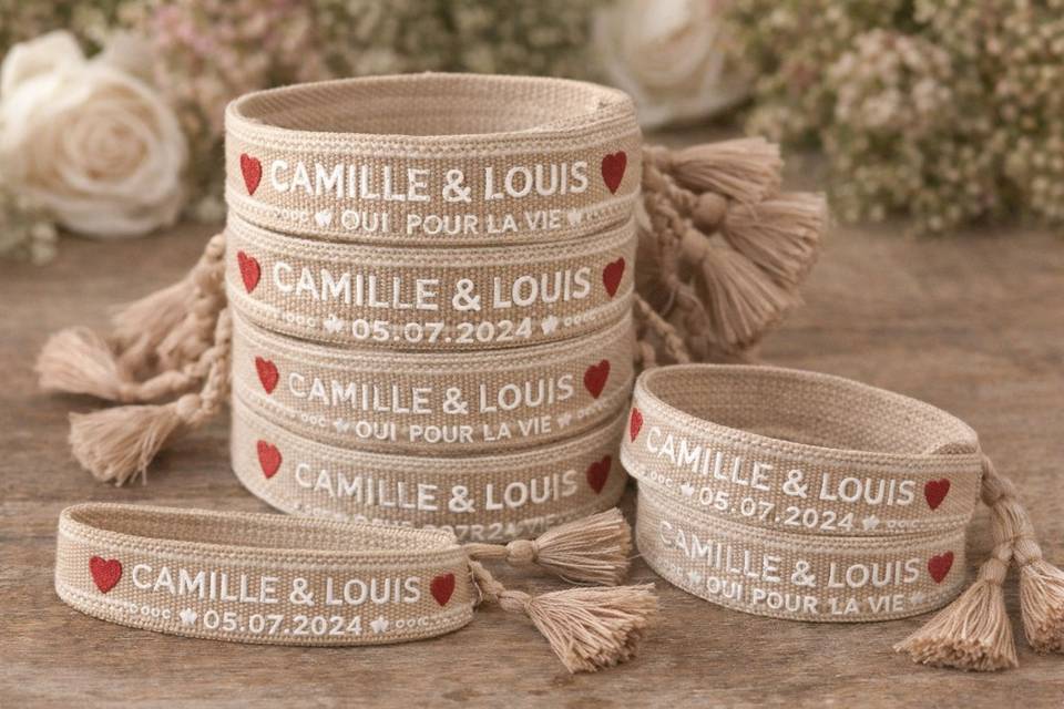 Bracelets personnalisés
