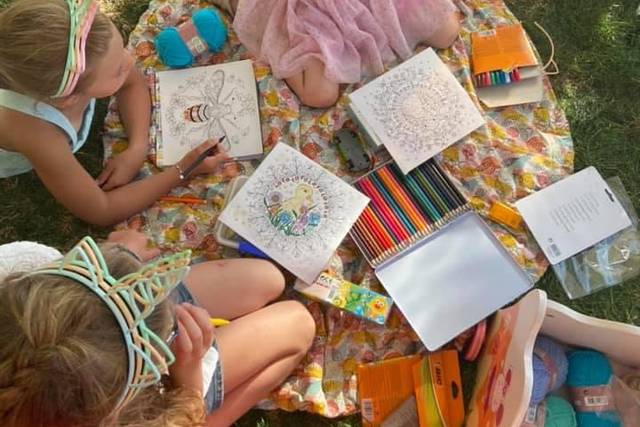Coloriage à l’extérieur