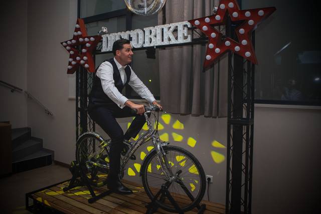 Le Discobike en action!