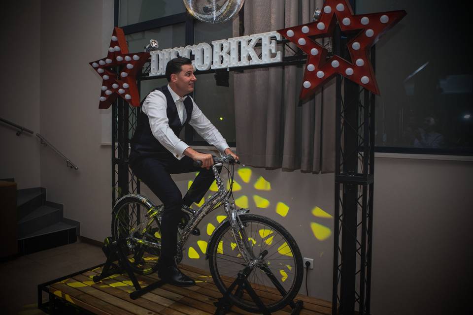 Le Discobike en action!