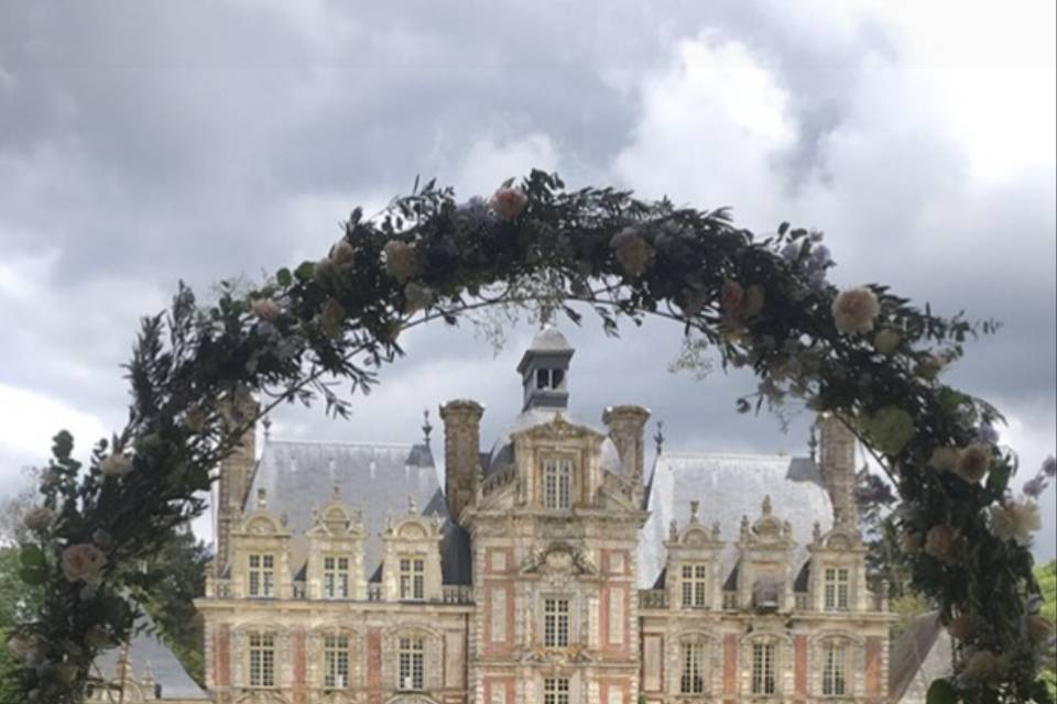 Cérémonie au château