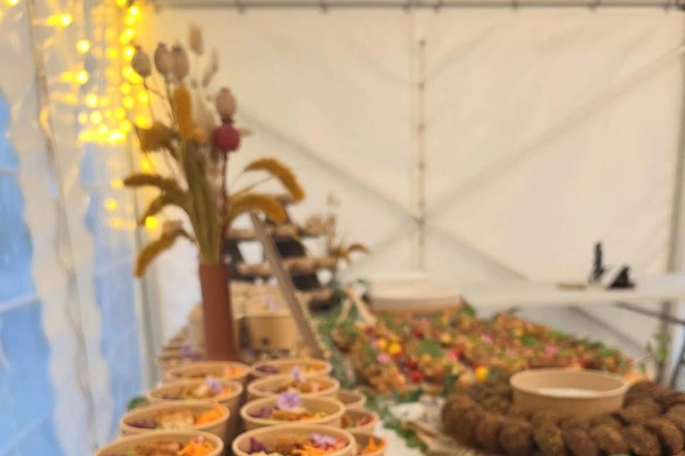 Dîner décoré