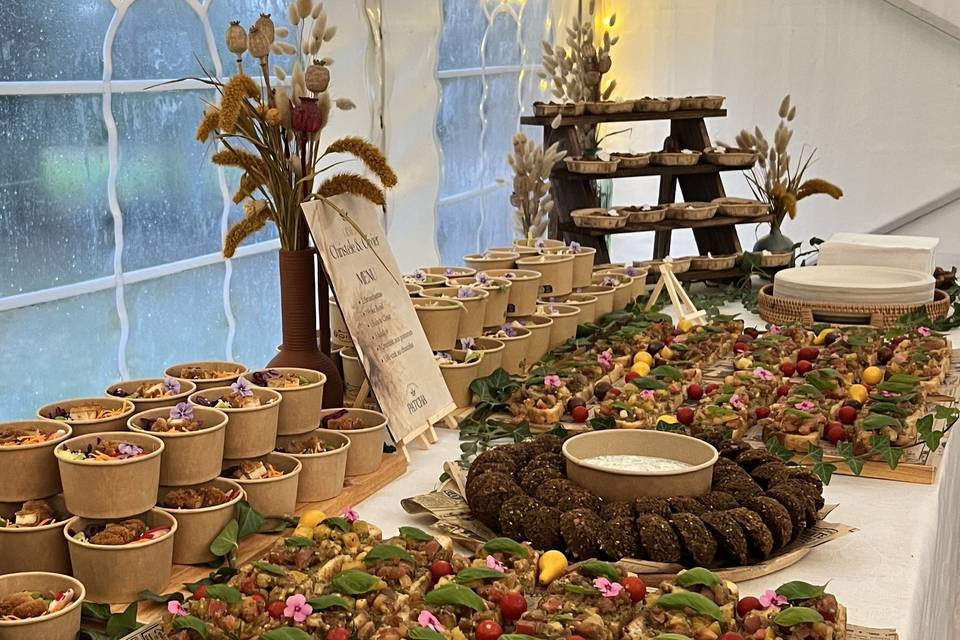 Dîner décoré