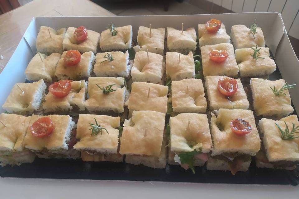 Focaccia garnie