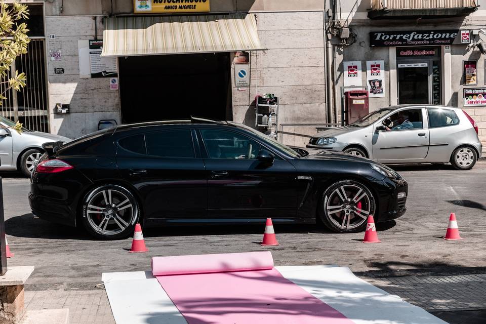 Voiture sport mariage