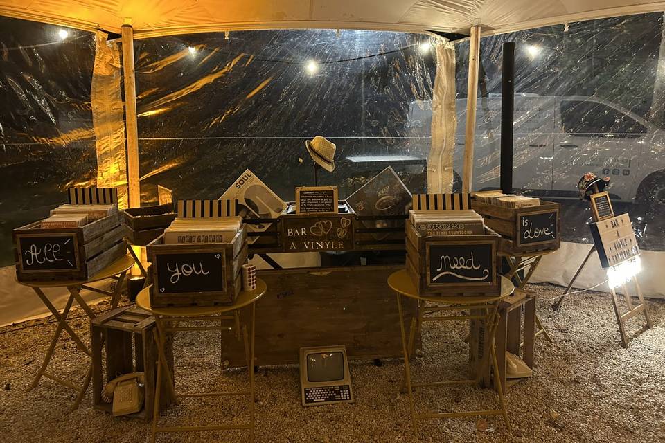Bar à vinyle