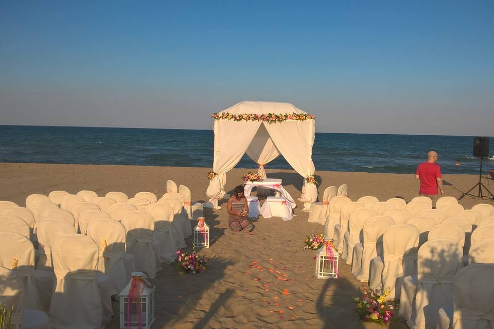 Mariage sur la plage