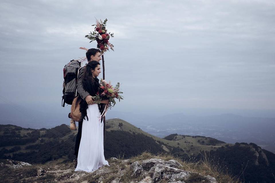 Elopement montagne automne