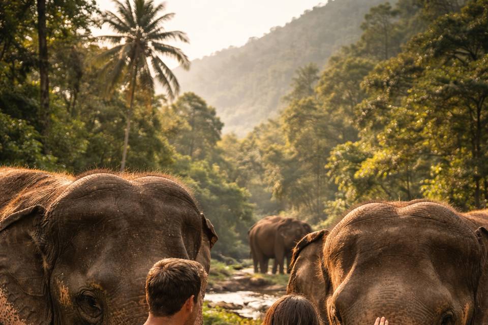 Eléphant en Thaïlande