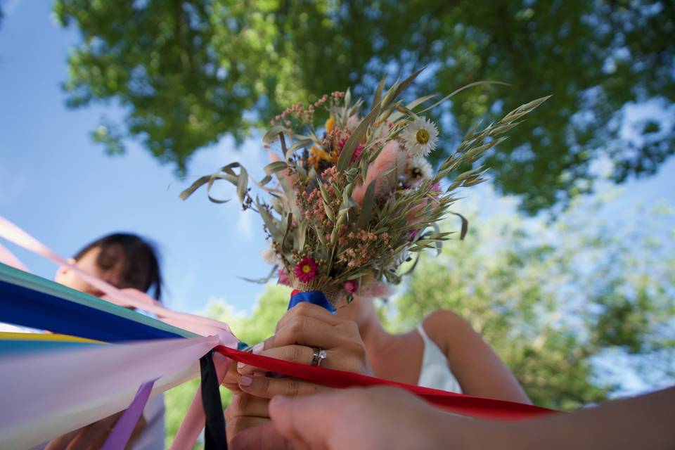 Un lancer de bouquet ?