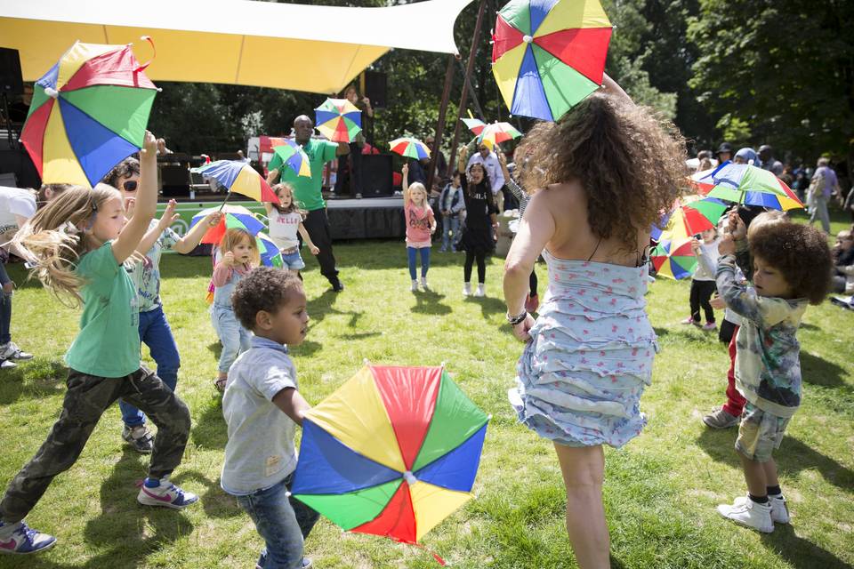 Animation parapluie