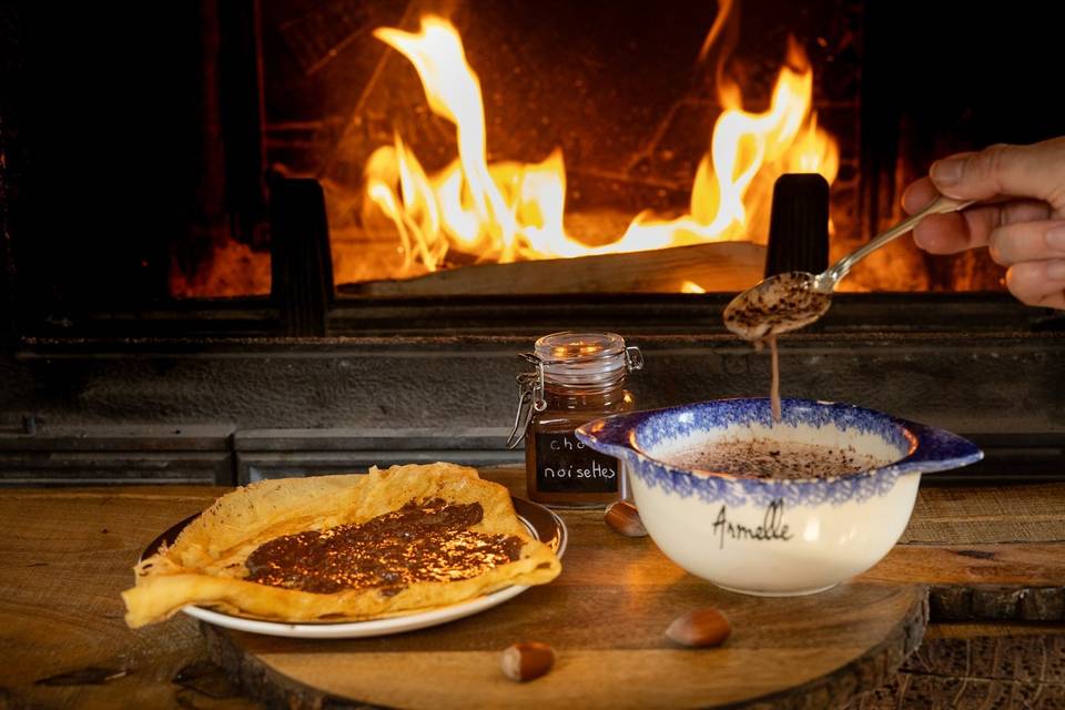 Crêpe choco noisettes