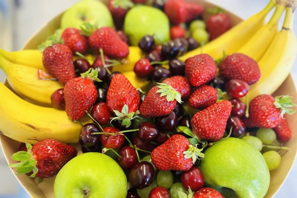 Corbeilles de fruits frais