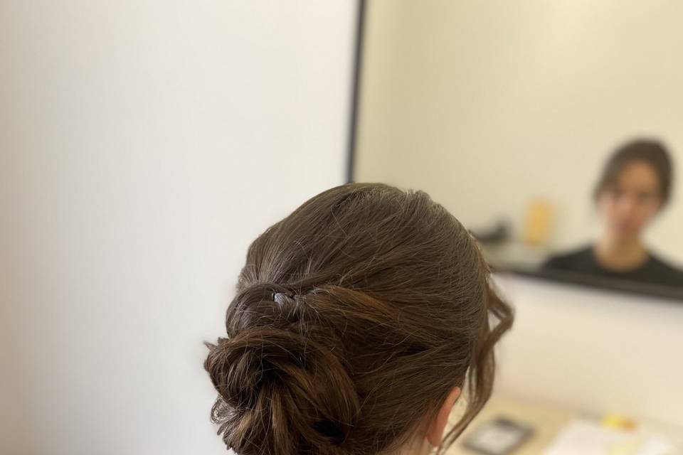 Chignon flou