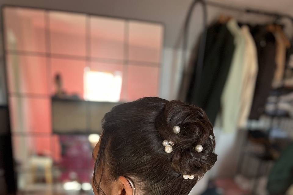 Chignon haut