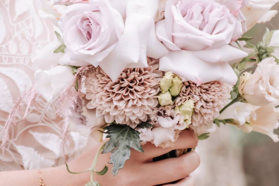 Bouquet de fleurs mariée