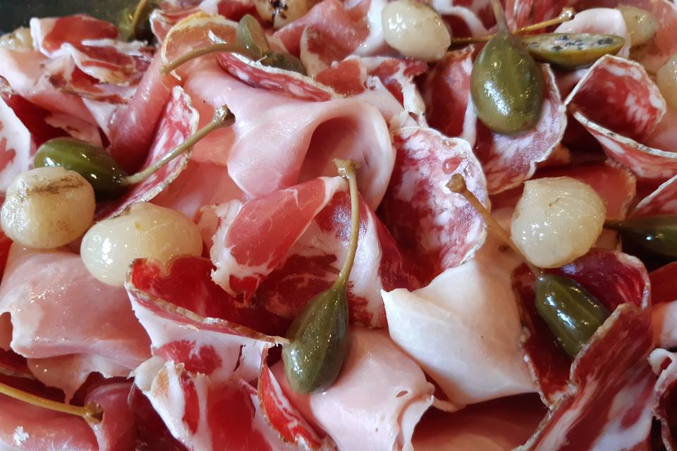 Chiffonnade de coppa