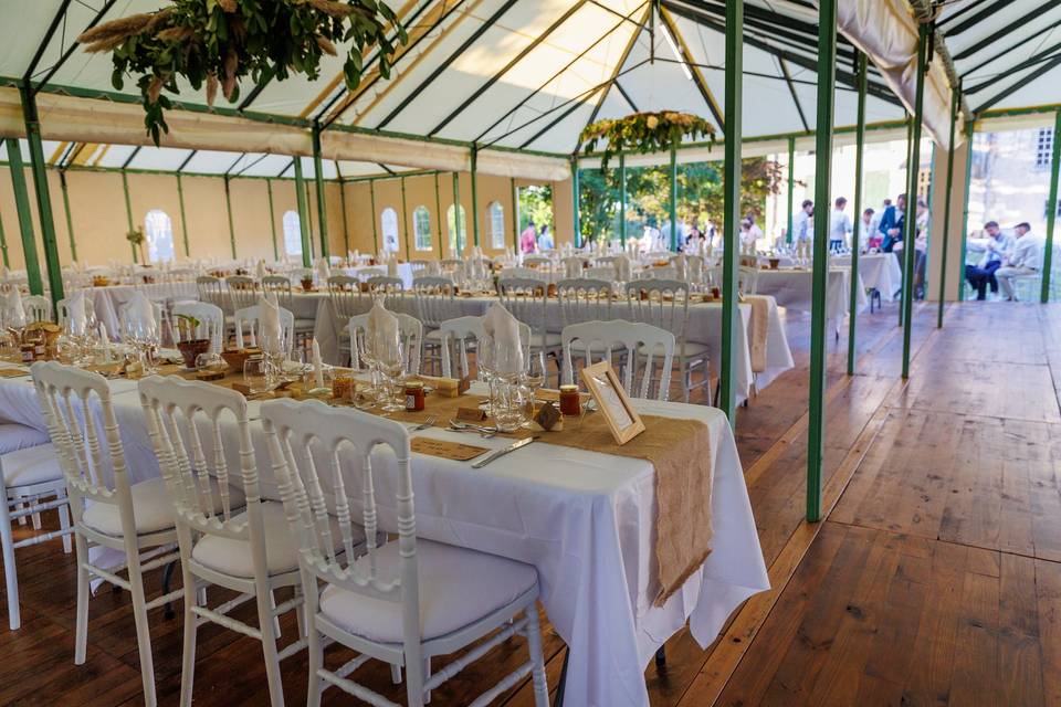 Table de mariage dans tivoli